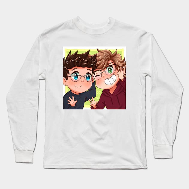 Glasses Long Sleeve T-Shirt by archervale